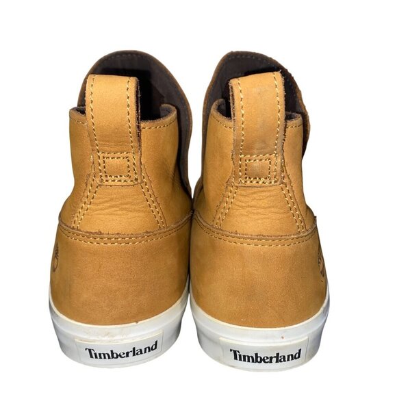 Timberland Women's Skyla Bay nubuck leather Pull on Wheat Boots Style A448T sz 9 - Picture 5 of 13